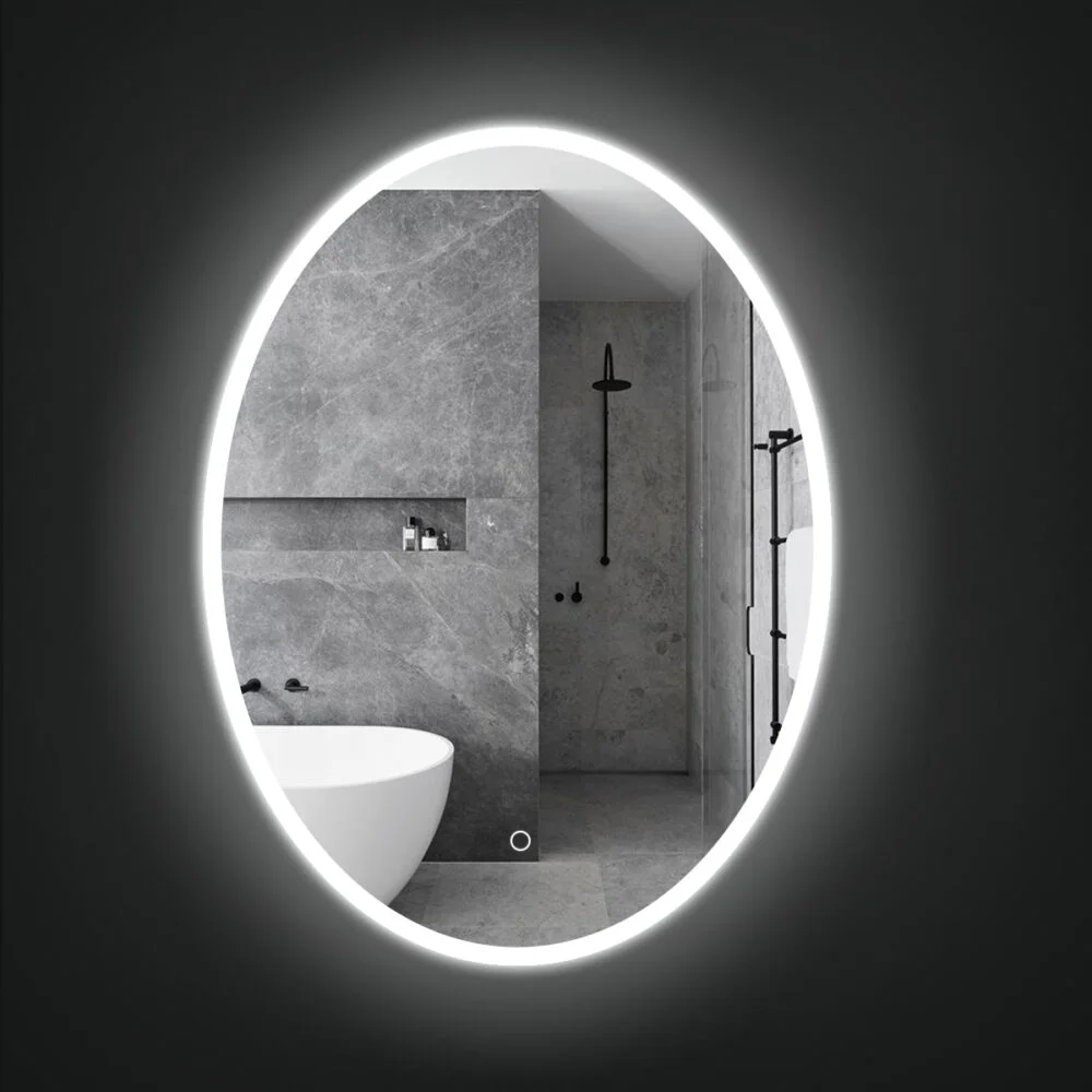 KEIRA 500x700mm Ovalus veidrodis / LED apšvietimas iš priekio ir galo - Image 2