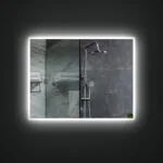 JUDI 900x700mm Stačiakampis veidrodis / LED apšvietimas iš priekio ir galo - Image 2