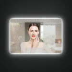 LIRO 600x800mm Stačiakampis veidrodis / LED apšvietimas iš galo / Foninis apšvietimas - Image 5