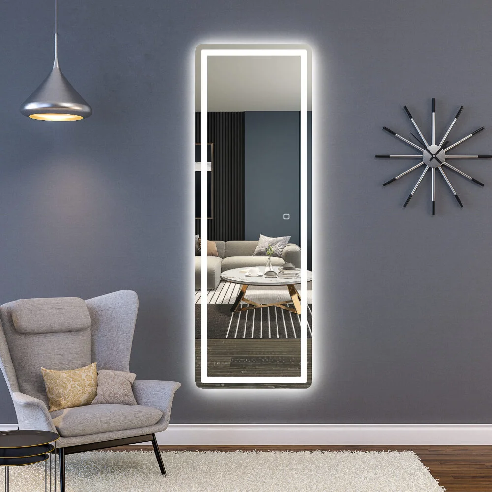 LORA 559x1600 Viso ūgio veidrodis / LED apšvietimas iš priekio ir iš galo