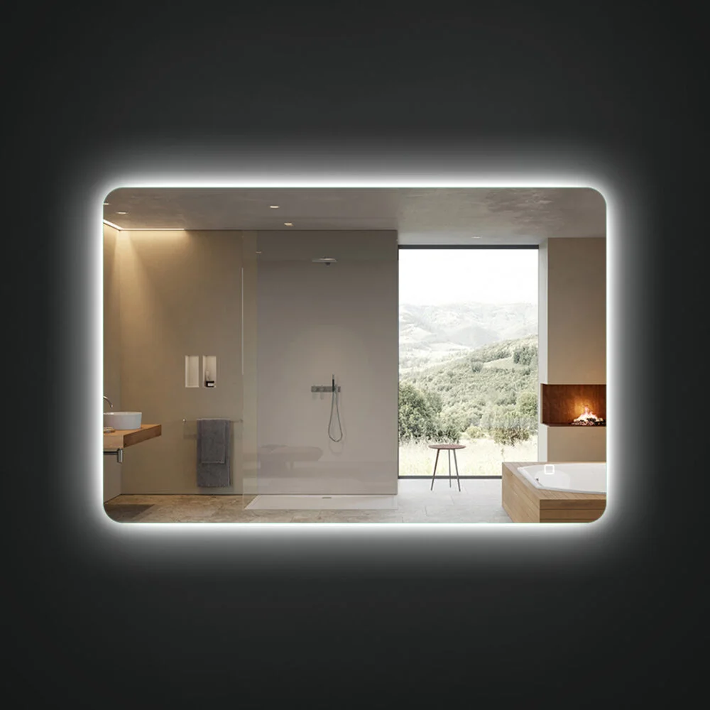 LIRO 600x800mm Stačiakampis veidrodis / LED apšvietimas iš galo / Foninis apšvietimas - Image 2