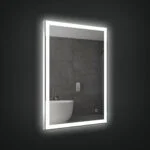 DIVA 1300x800mm Stačiakampis veidrodis / LED atitrauktas apšvietimas iš priekio ir iš galo - Image 3