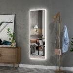LUNA 550x1650 Viso ūgio veidrodis / LED apšvietimas iš priekio ir iš galo